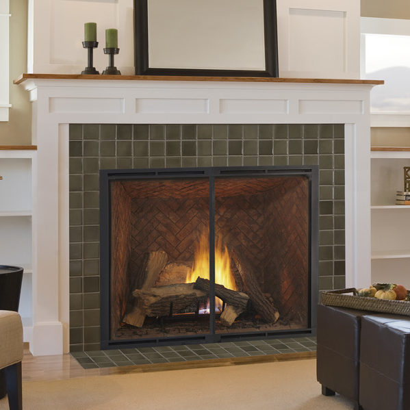 heirloom gas fireplace traditional