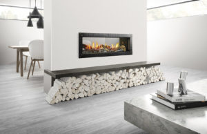 mezzo 48 modern gas fireplace