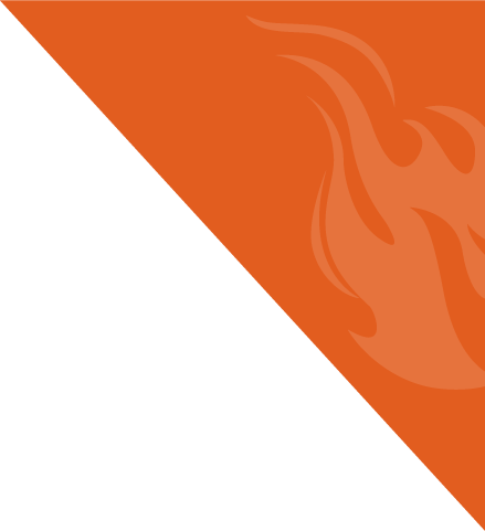 orange flame triangle