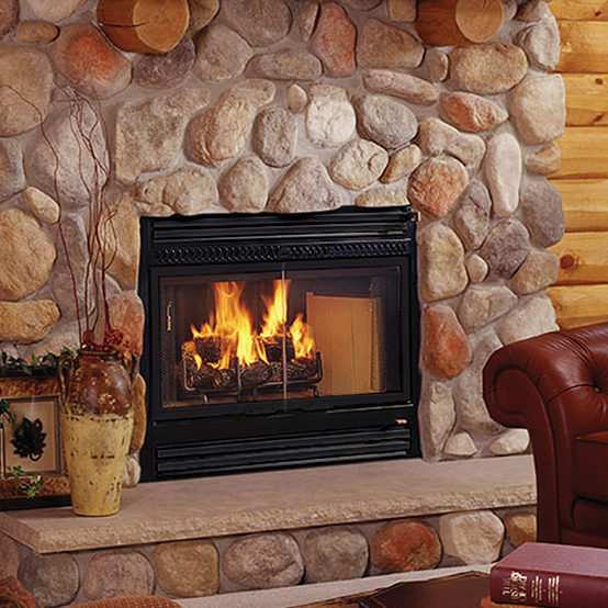 SC60 - wood traditional fireplace